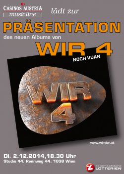 CD Präsentation Wir Vier